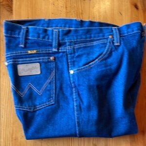 Wrangler Blue Straight Jeans Classic Style